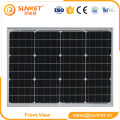 45 Watt 48 Watt monokristalline Photovoltaik-Solarmodul